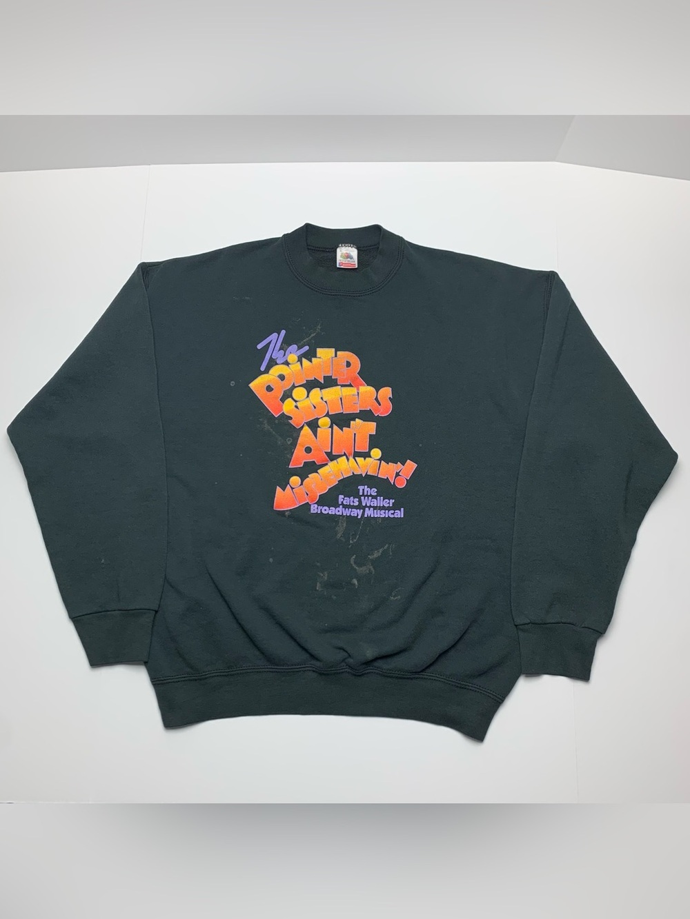 Vintage The Pointer Sisters Broadway Tour 90s Crewneck Sweatshirt Adult Size XL